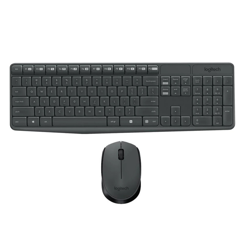 Logitech Wireless Keyboard & Mouse MK235 - لوحة مفاتيح و فأرة
